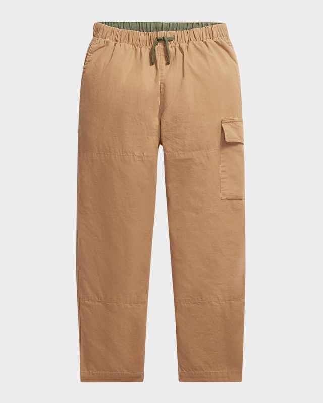 Boy's Rustic Canvas Cargo Pants, Size 8-